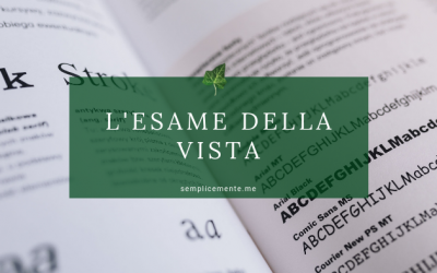 L’esame della vista