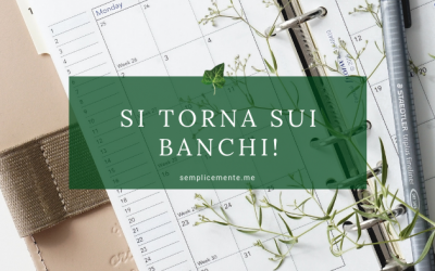 Si torna sui banchi