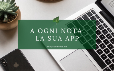 A ogni App la sua nota