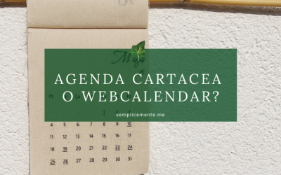 Agenda cartacea o webcalendar?