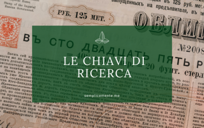 Le chiavi di ricerca