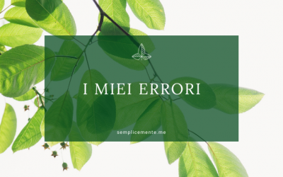 I miei errori