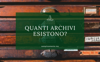 Quanti archivi esistono?